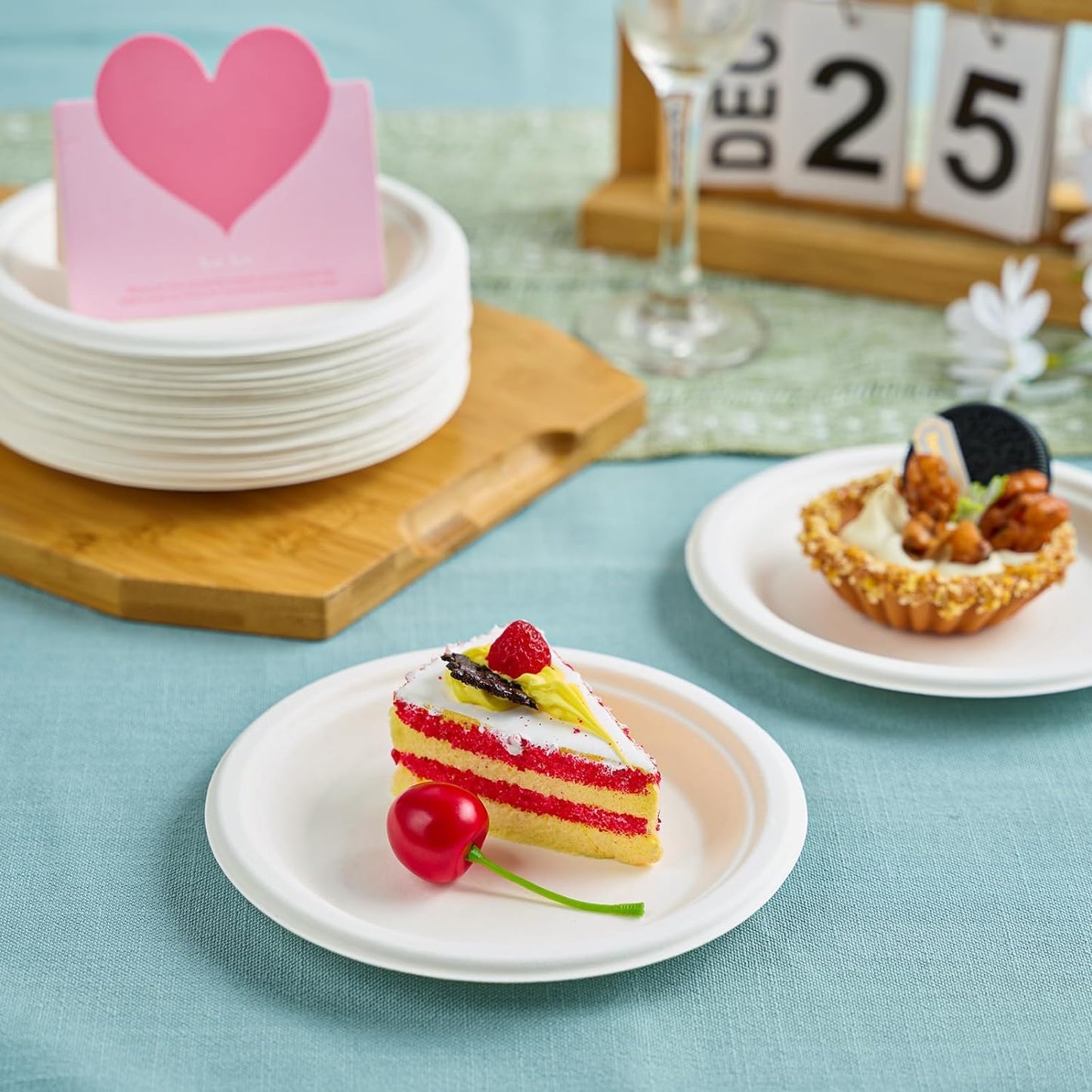 6β Round Bagasse Plates