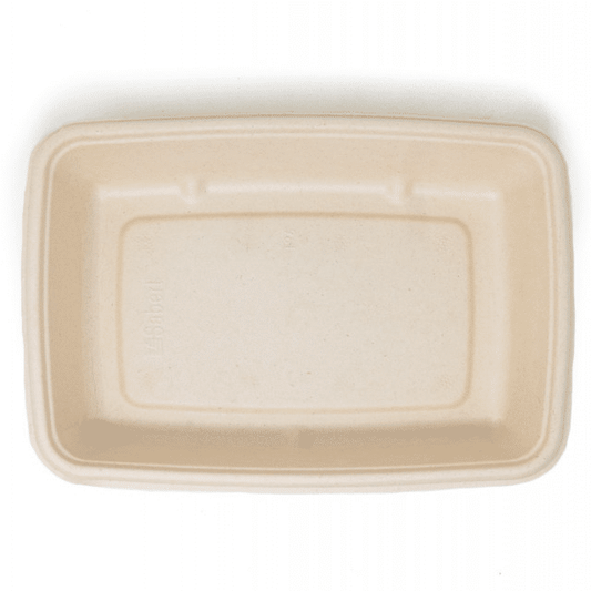 30oz Rectangular Bagasse Trays