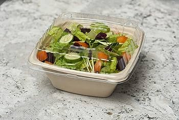 32oz Square Bagasse Bowls