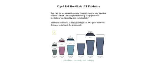Eco-Friendly Paper Cup and Lid Size Guide |  CT Foodware