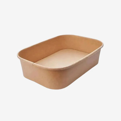 580ml Rectangular Kraft Paper Bowl