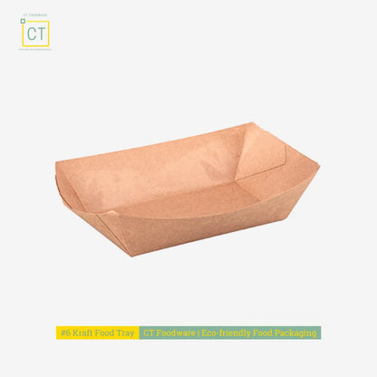 #6 Kraft Food Tray | CT Foodware | Singapore