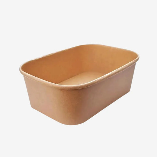 880ml Rectangular Kraft Paper Bowl