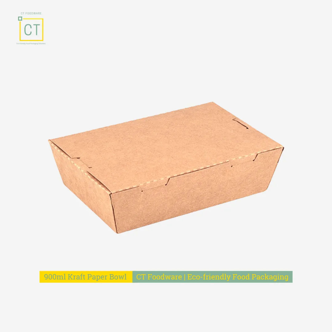 700ml Kraft Lunch Box | CT Foodware