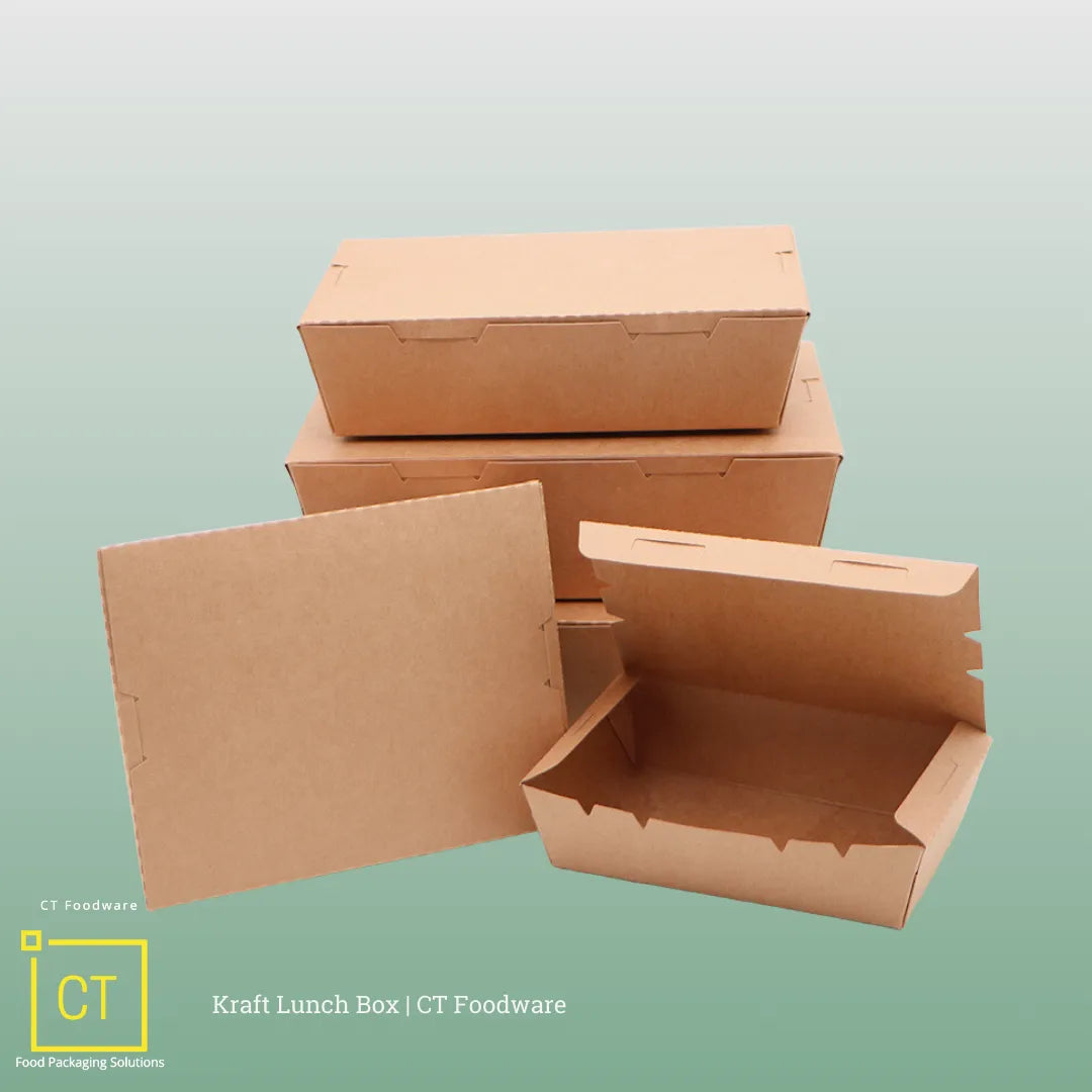 Eco-friendly Paper Lunch Box | CT Foodware | Singapore