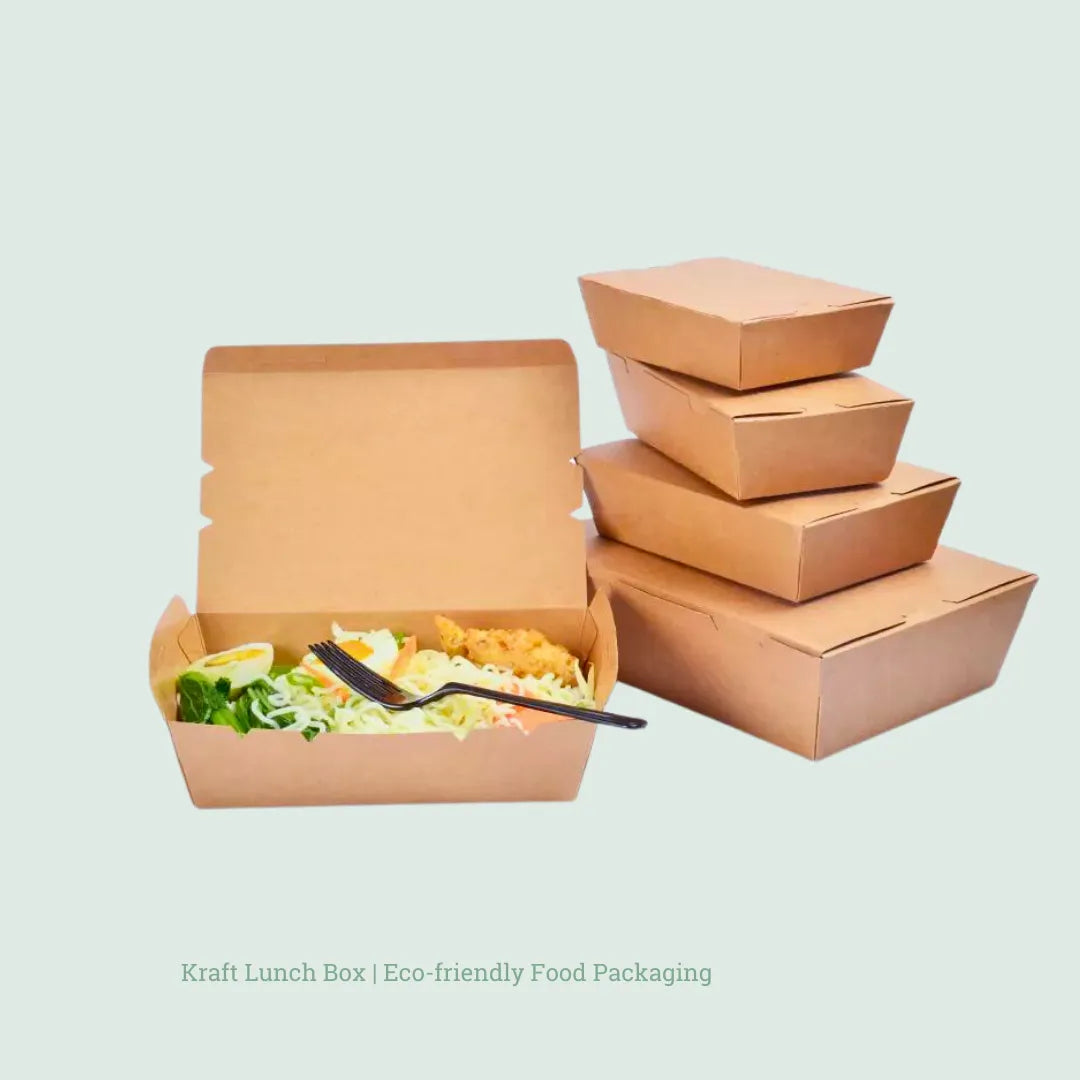 Kraft Lunch Box | CT Foodware | Eco-friendly Food Packaging