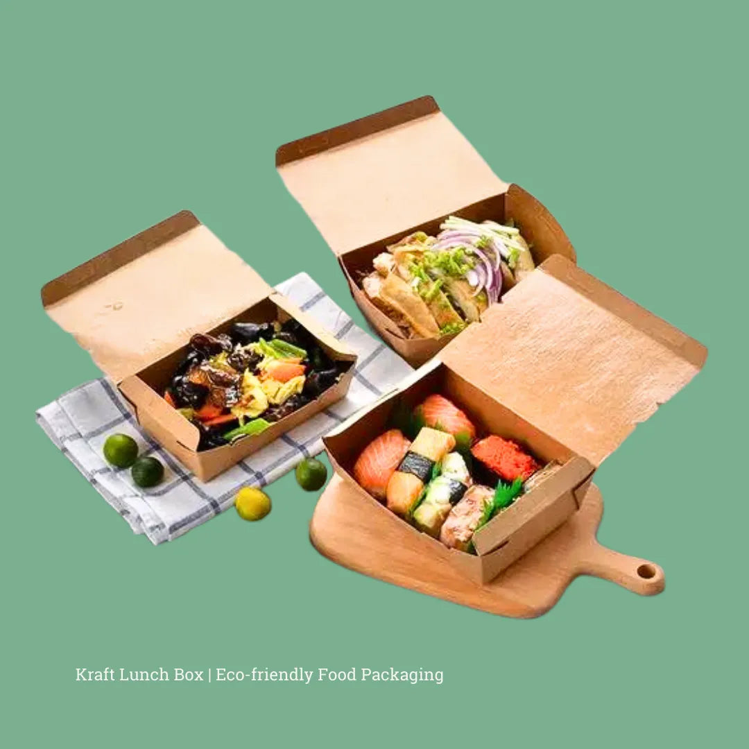 Kraft Lunch Box | CT Foodware | Eco-friendly Food Packaging