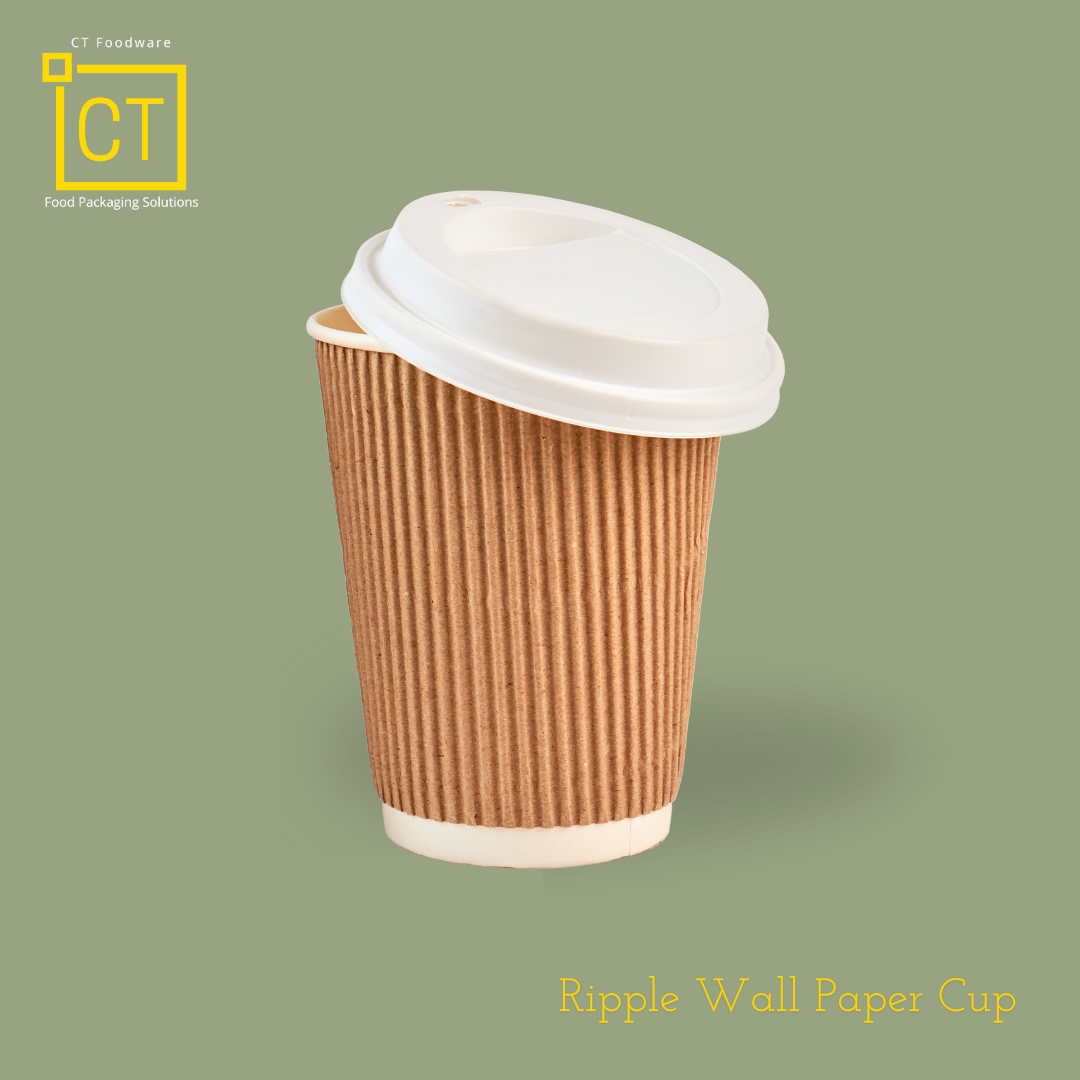 Ripple Wall Paper Cup | CT Foodware - Singapore