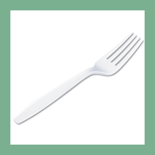 7" PP Fork (White) | CT Foodware