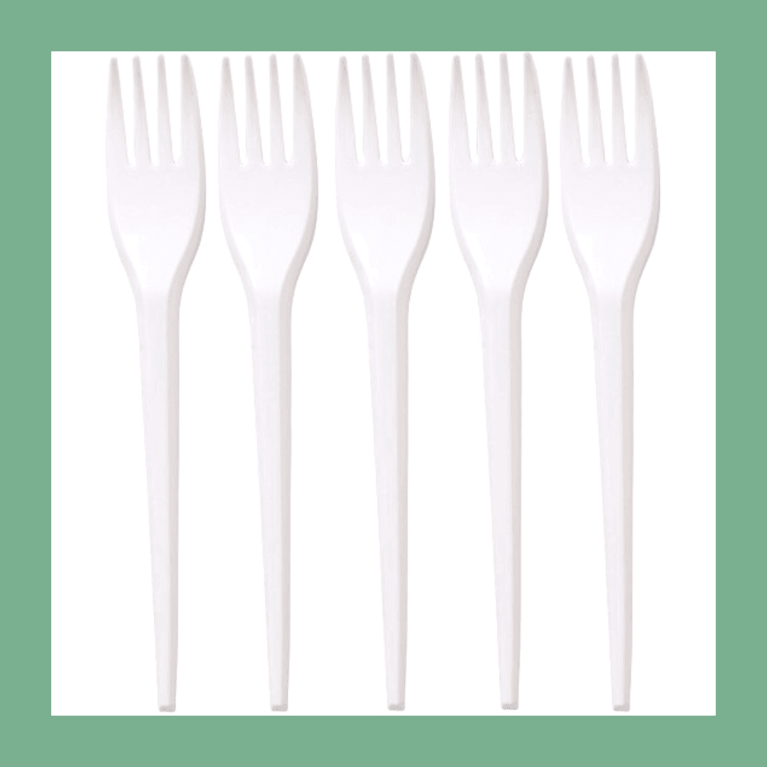 7" PP Fork (White)